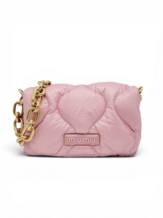 Nylon Shoulder & Crossbody Bag Including Dust Bag