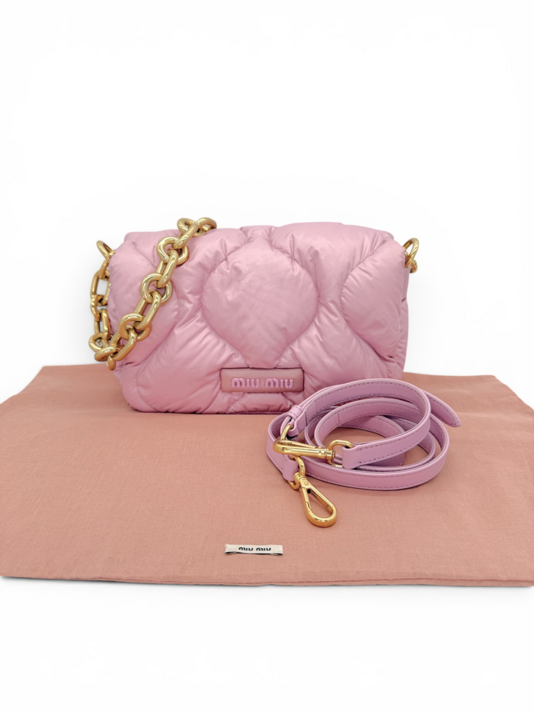 Miu Miu Nylon Shoulder & Crossbody Bag