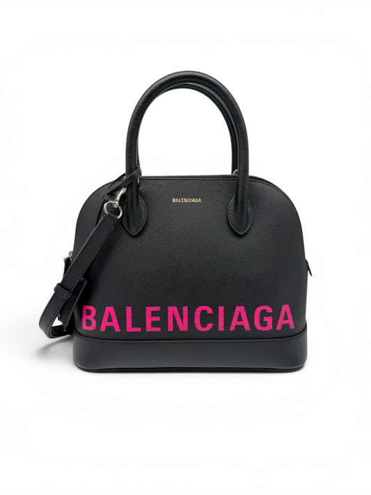 Balenciaga Ville Top Handle Leather Bag