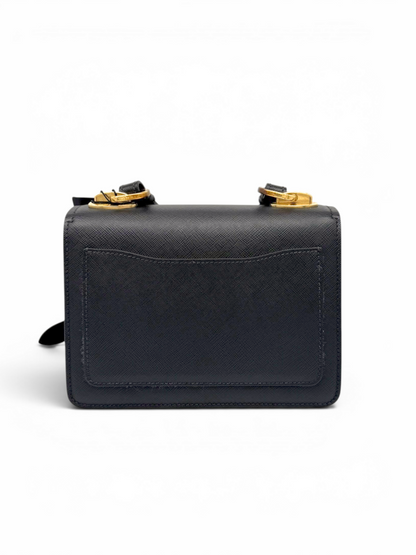 Saffiano Sidonie Flap Shoulder Bag & Dust Bag