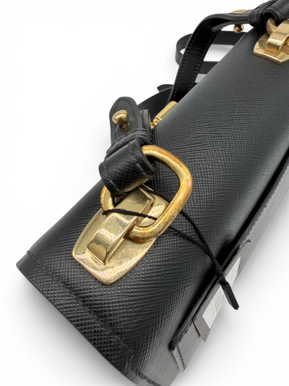 Saffiano Sidonie Flap Shoulder Bag & Dust Bag