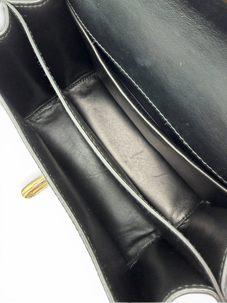 Saffiano Sidonie Flap Shoulder Bag & Dust Bag