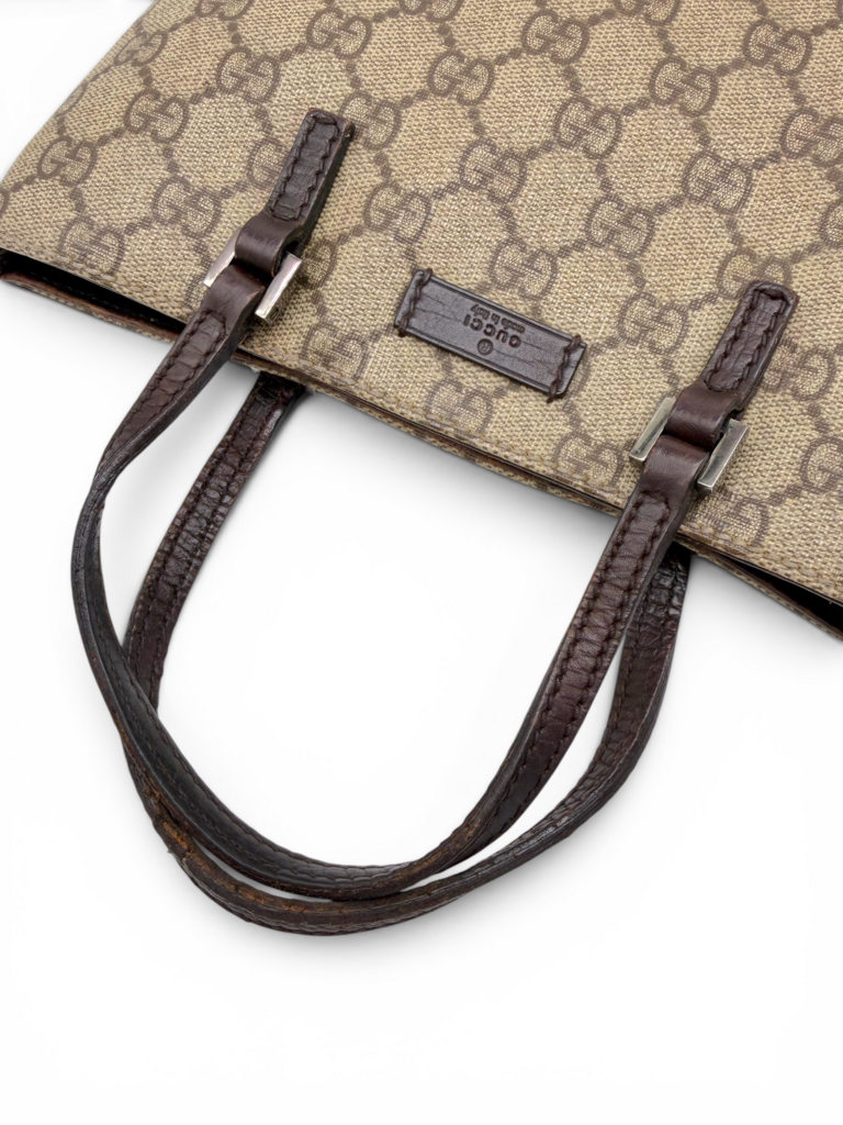 GG Supreme Flat Vertical Tote & Dust Bag