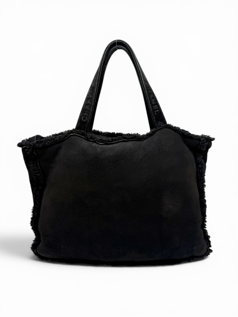 Vintage Shearling Tote