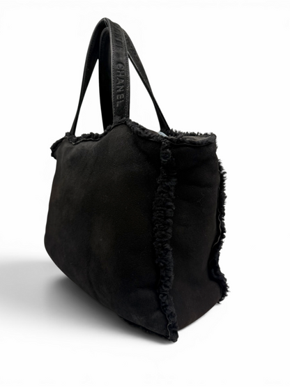 Vintage Shearling Tote