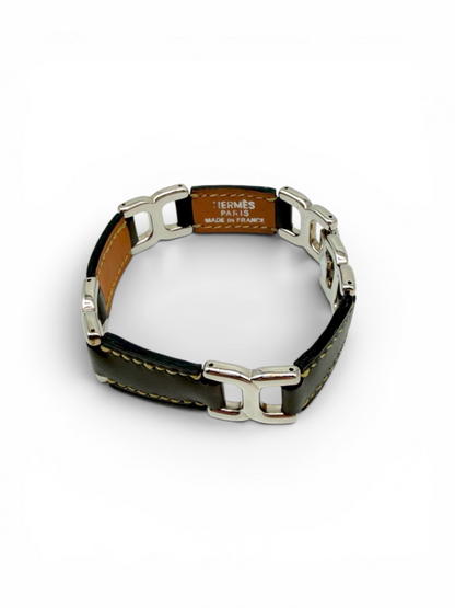 Leather Place Beauvau Link Wrap Bracelet & Box