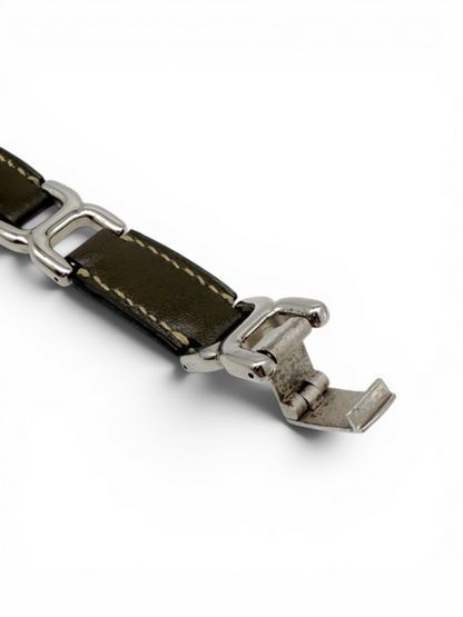 Leather Place Beauvau Link Wrap Bracelet & Box