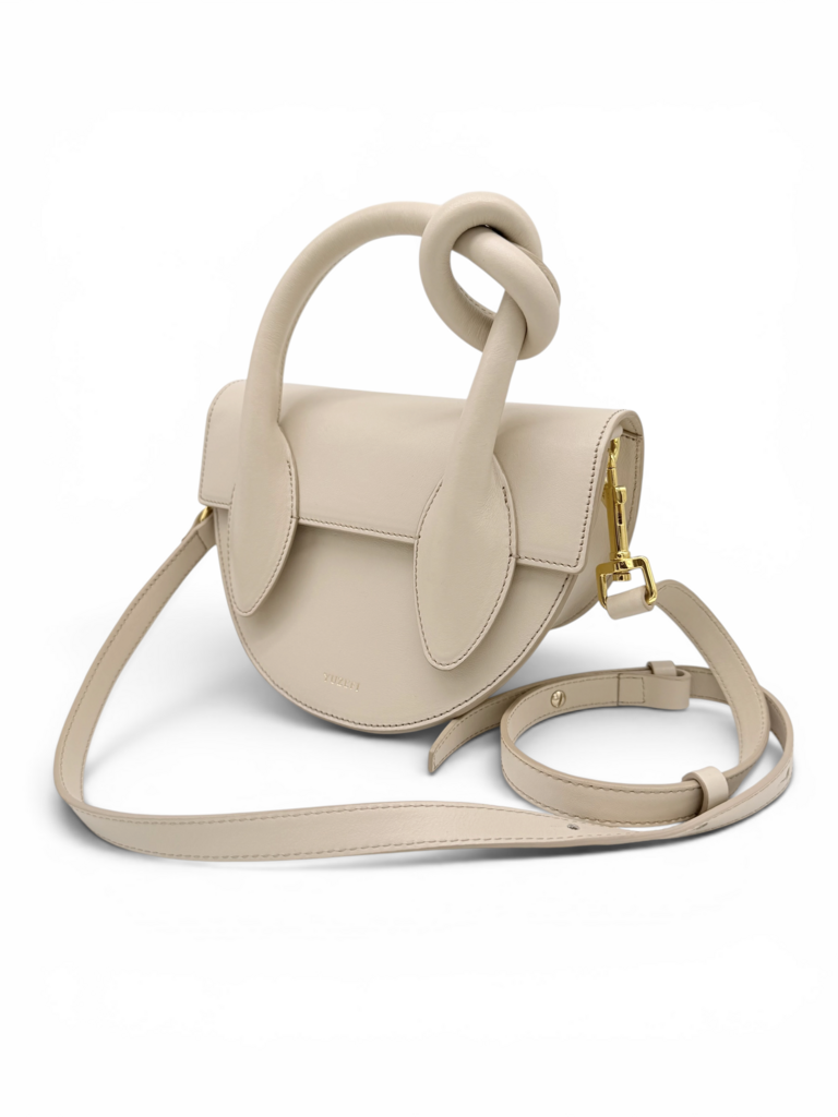 "Pretzel" Leather Bag NWT Including shoulder strap & dust bag