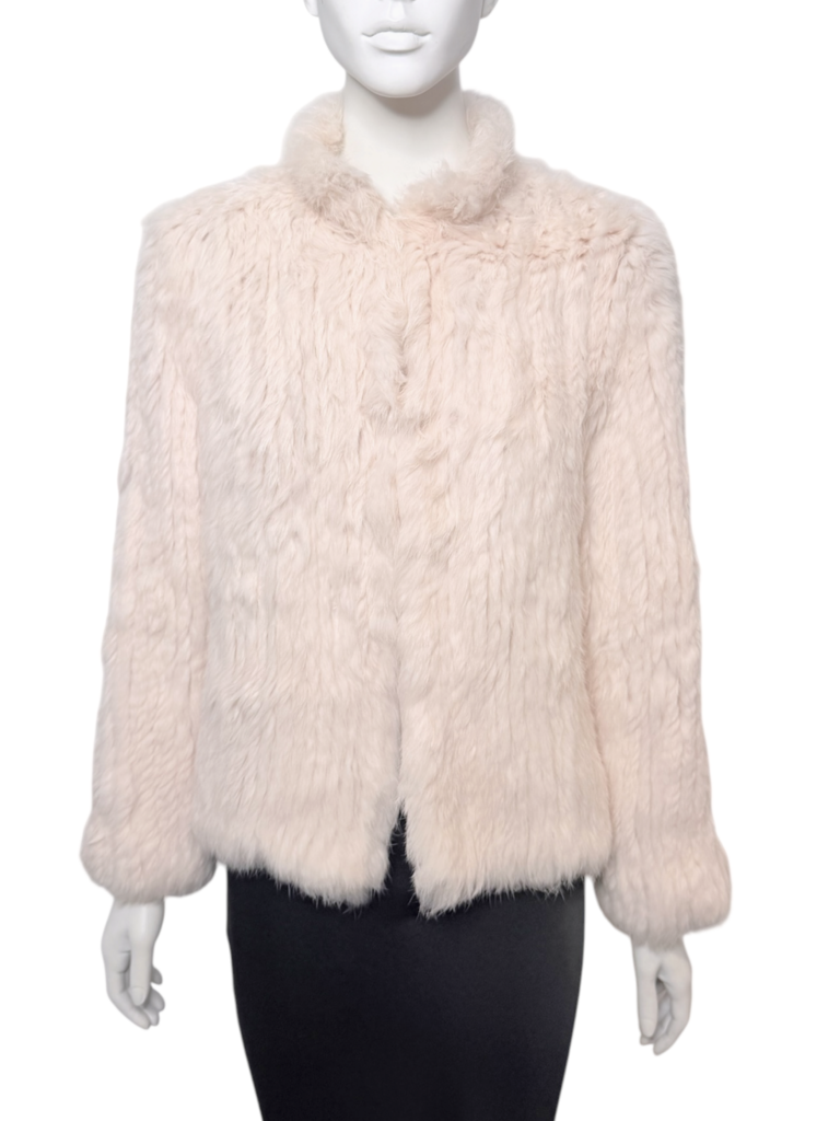 Rabbit Fur Jacket Size XL