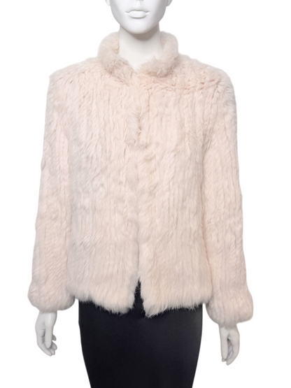 Rabbit Fur Jacket Size XL