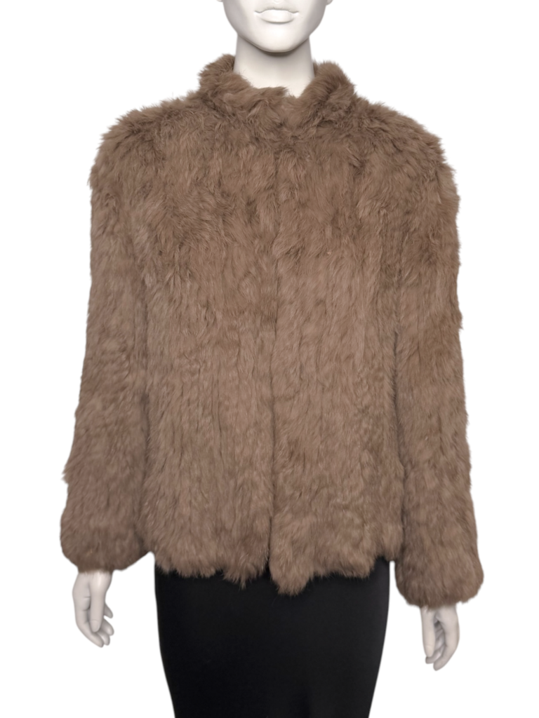 Sophie Moran Rabbit Fur Jacket Size XL Est RRP $480