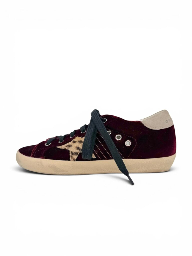 Red Velvet Superstar Sneakers Including Dust Bag & Box Size 37