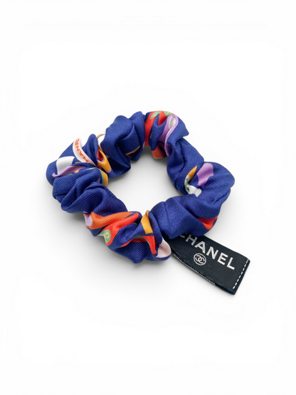 Chanel Silk Twilly Bandeau Scarf & Scrunchie
