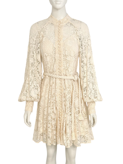 Lace Dress (Incl. Belt) Size 2