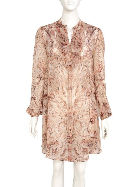 Silk Dress Size 38(6)