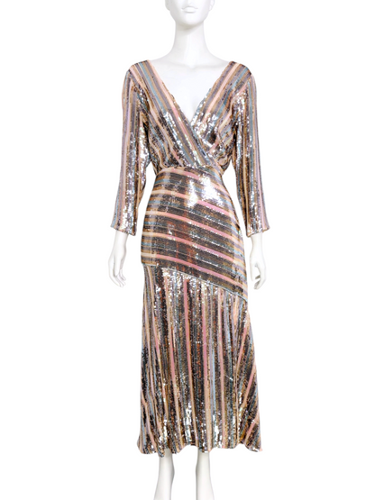 Sequinned Dress NWT Size XS