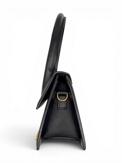 Le Chiqueto Moyen Leather Bag With Crossbody Strap & Dust Bag