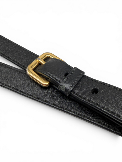 Gaufre Nappa Bag Including Shoulder Strap