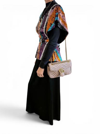 Marmont Matelasse Shoulder Bag Including Dust Bag