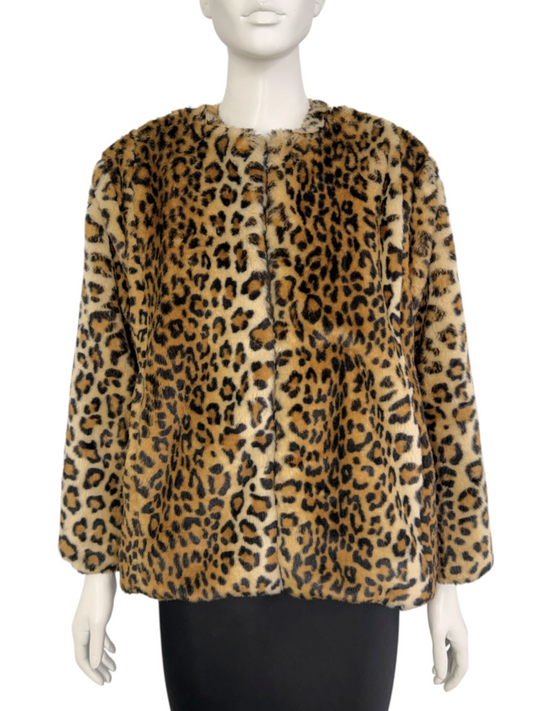 Faux Fur Jacket Size 36