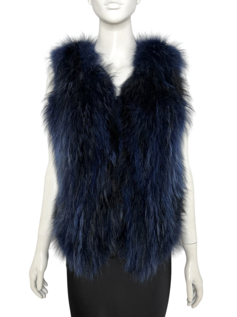 Fur Vest Size M