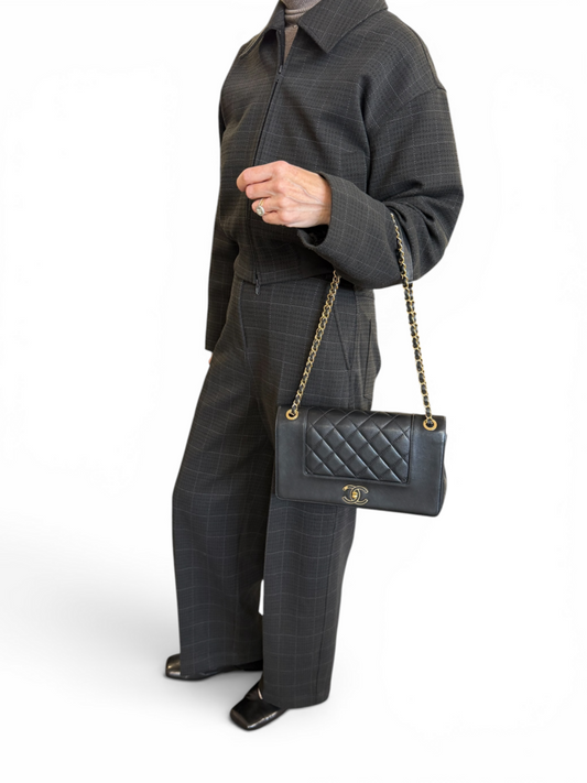 Mademoiselle Vintage Double Flap Bag