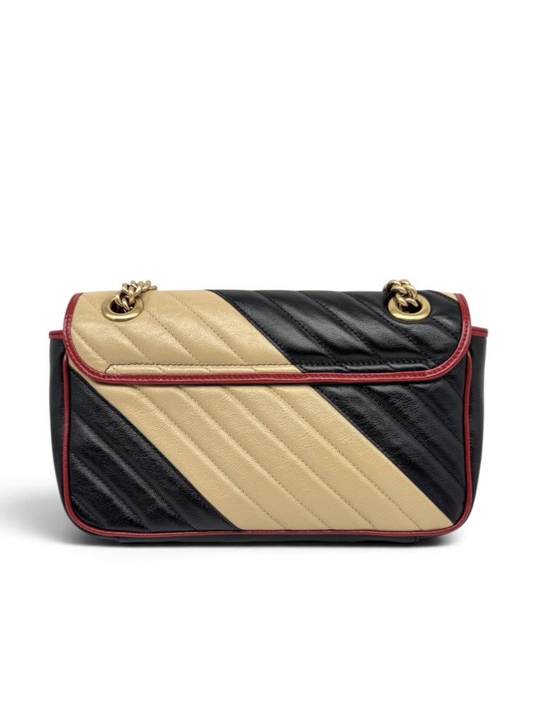 Marmont Matelasse Diagonal Quilt Crossbody Bag & Dust Bag