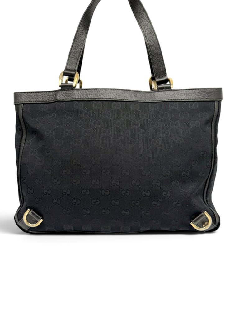 Canvas Abbey D-Ring Tote Bag With Dust Bag & Box
