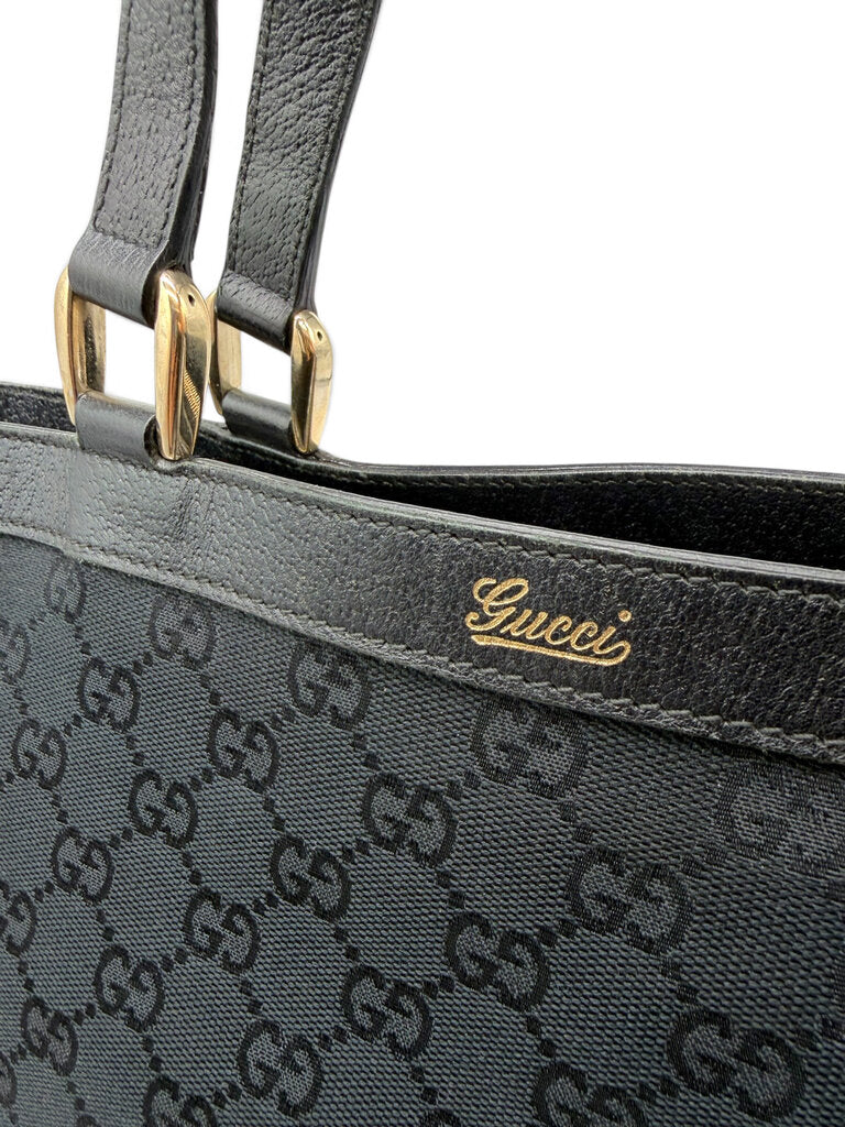 Canvas Abbey D-Ring Tote Bag With Dust Bag & Box