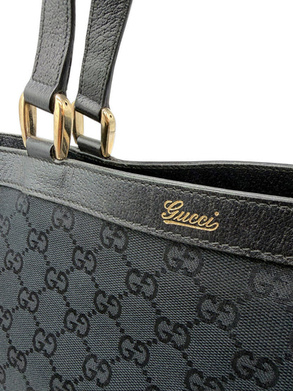 Canvas Abbey D-Ring Tote Bag With Dust Bag & Box