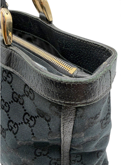 Canvas Abbey D-Ring Tote Bag With Dust Bag & Box