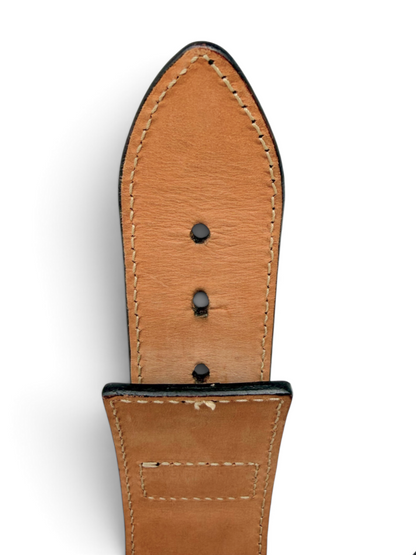 Leather Belt & Dust Bag Size 80cm