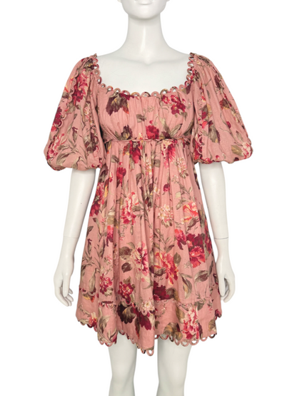 'The Cassia' Short Linen Dress Size 1