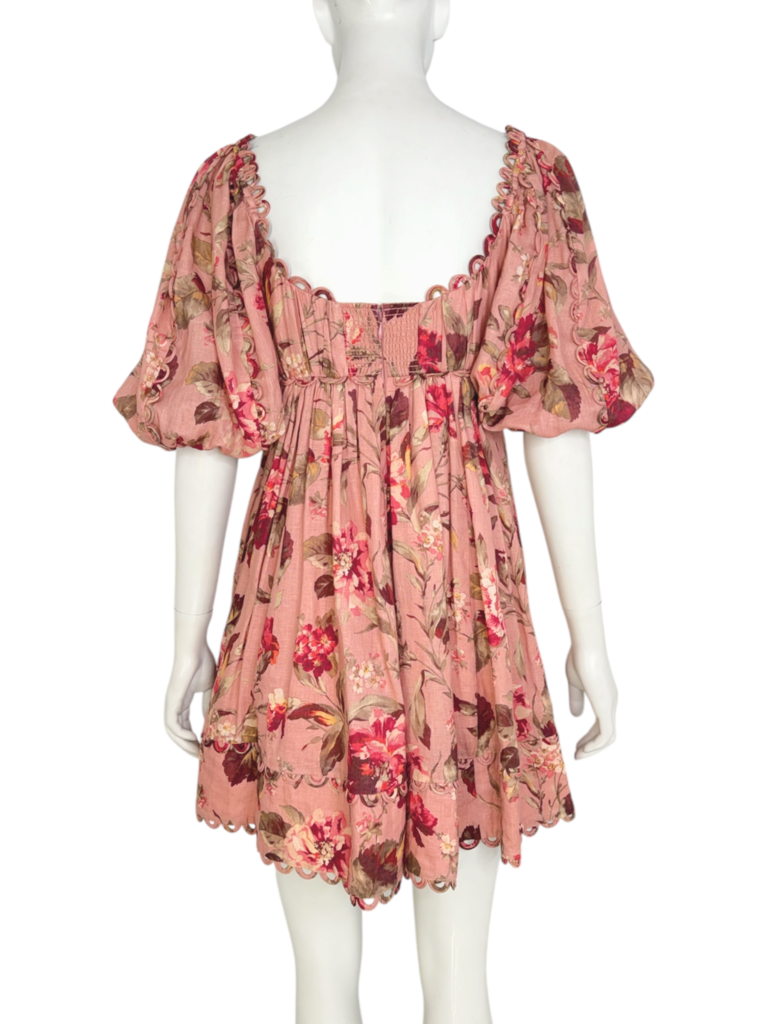 'The Cassia' Short Linen Dress Size 1