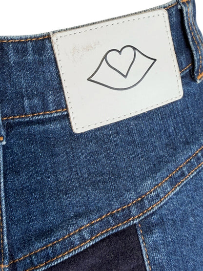 Patchwork Denim Skirt Size 38
