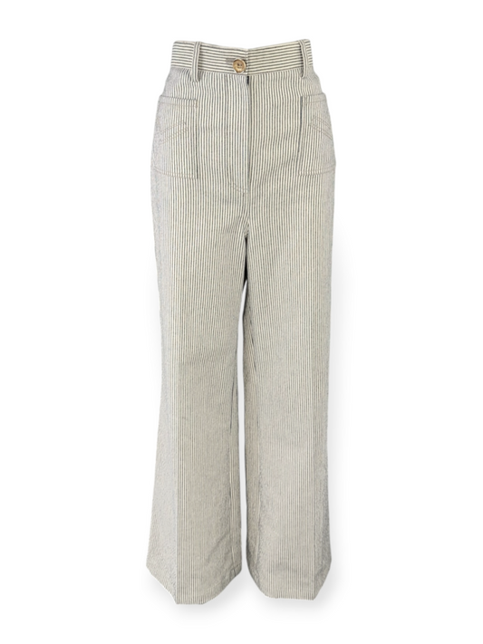 Italian Stripe Denim Pants NWT Size 12