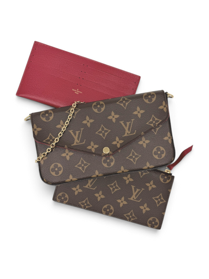Pochette Felicie 2020 With Insert, Cardholder, Dust Bag, Box & Bag