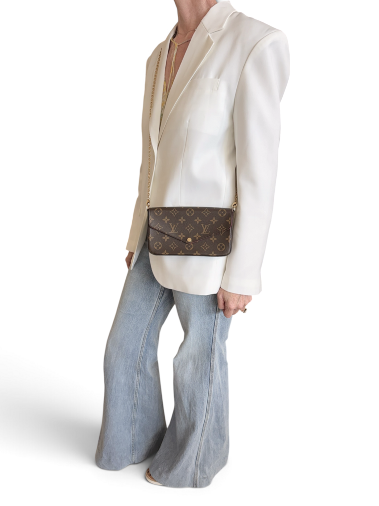 Pochette Felicie 2020 With Insert, Cardholder, Dust Bag, Box & Bag
