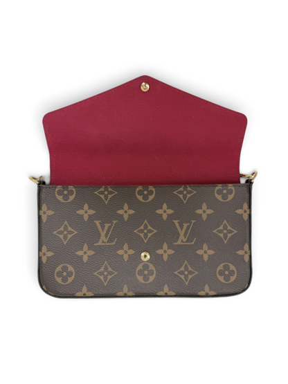 Pochette Felicie 2020 With Insert, Cardholder, Dust Bag, Box & Bag