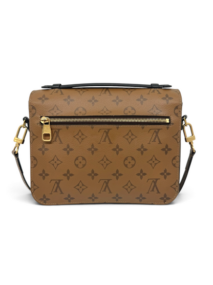 Monogram Reverse Canvas Pochette Metis Bag Including Strap