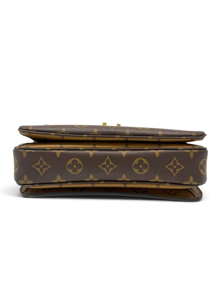 Monogram Reverse Canvas Pochette Metis Bag Including Strap