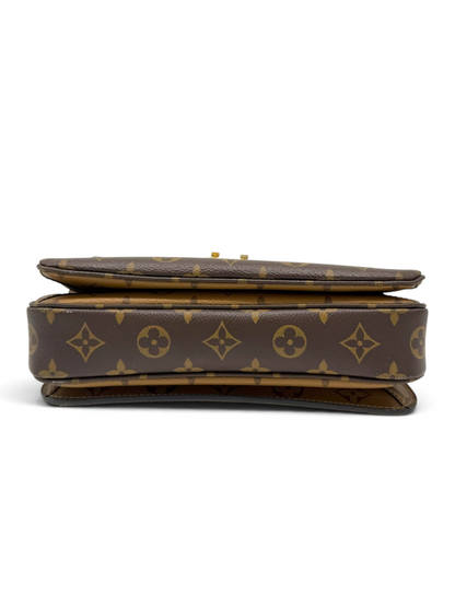 Monogram Reverse Canvas Pochette Metis Bag Including Strap