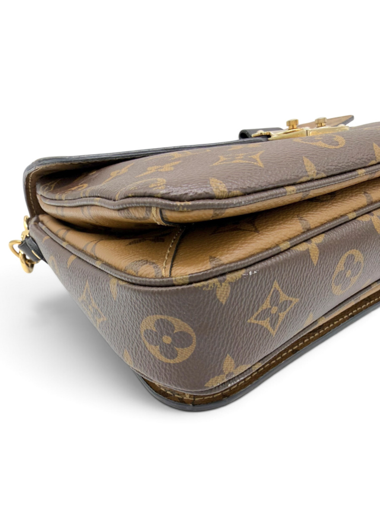 Monogram Reverse Canvas Pochette Metis Bag Including Strap