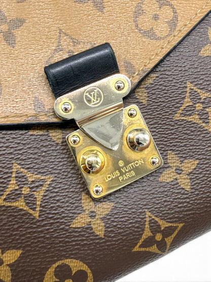 Monogram Reverse Canvas Pochette Metis Bag Including Strap