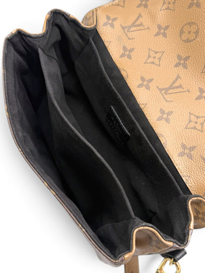Monogram Reverse Canvas Pochette Metis Bag Including Strap