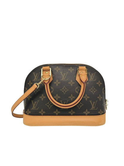 Alma BB Monogram Canvas Bag With Strap & Box