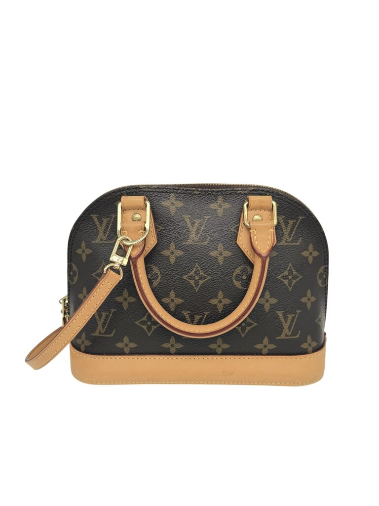Alma BB Monogram Canvas Bag With Strap & Box