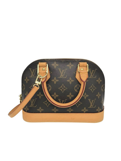 Alma BB Monogram Canvas Bag With Strap & Box