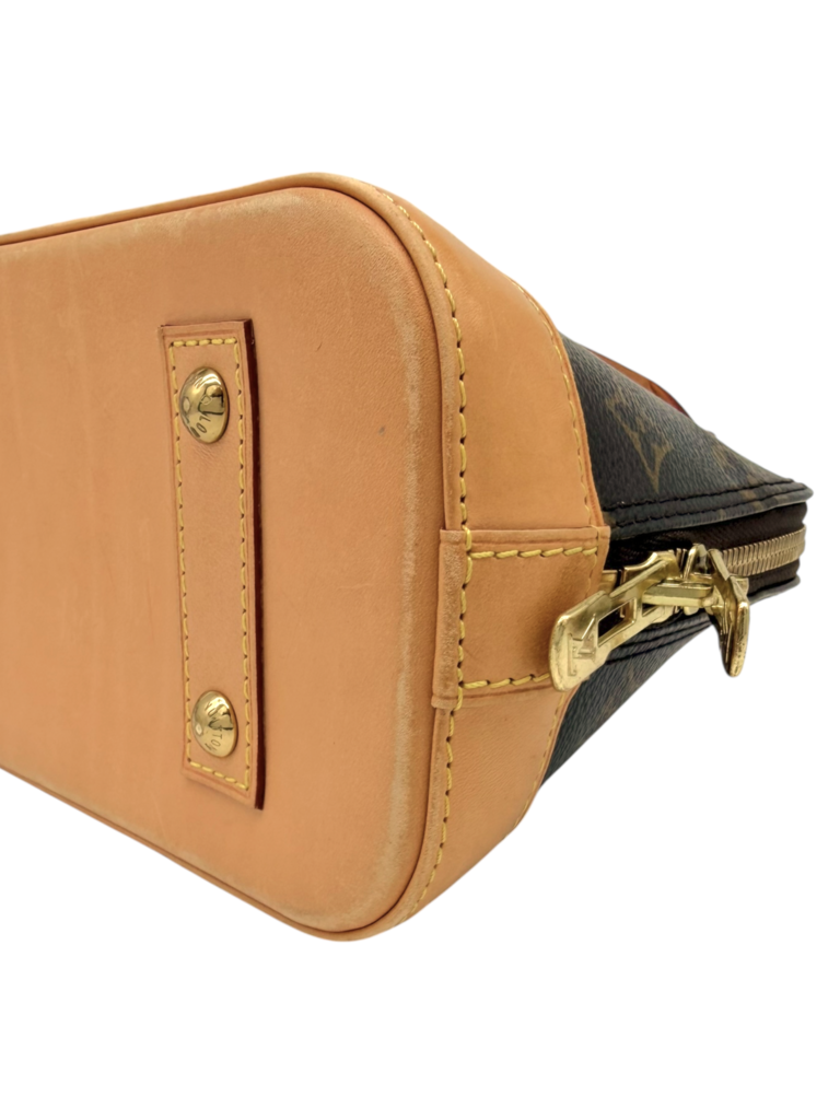 Alma BB Monogram Canvas Bag With Strap & Box