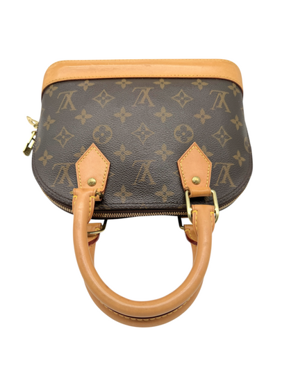 Alma BB Monogram Canvas Bag With Strap & Box